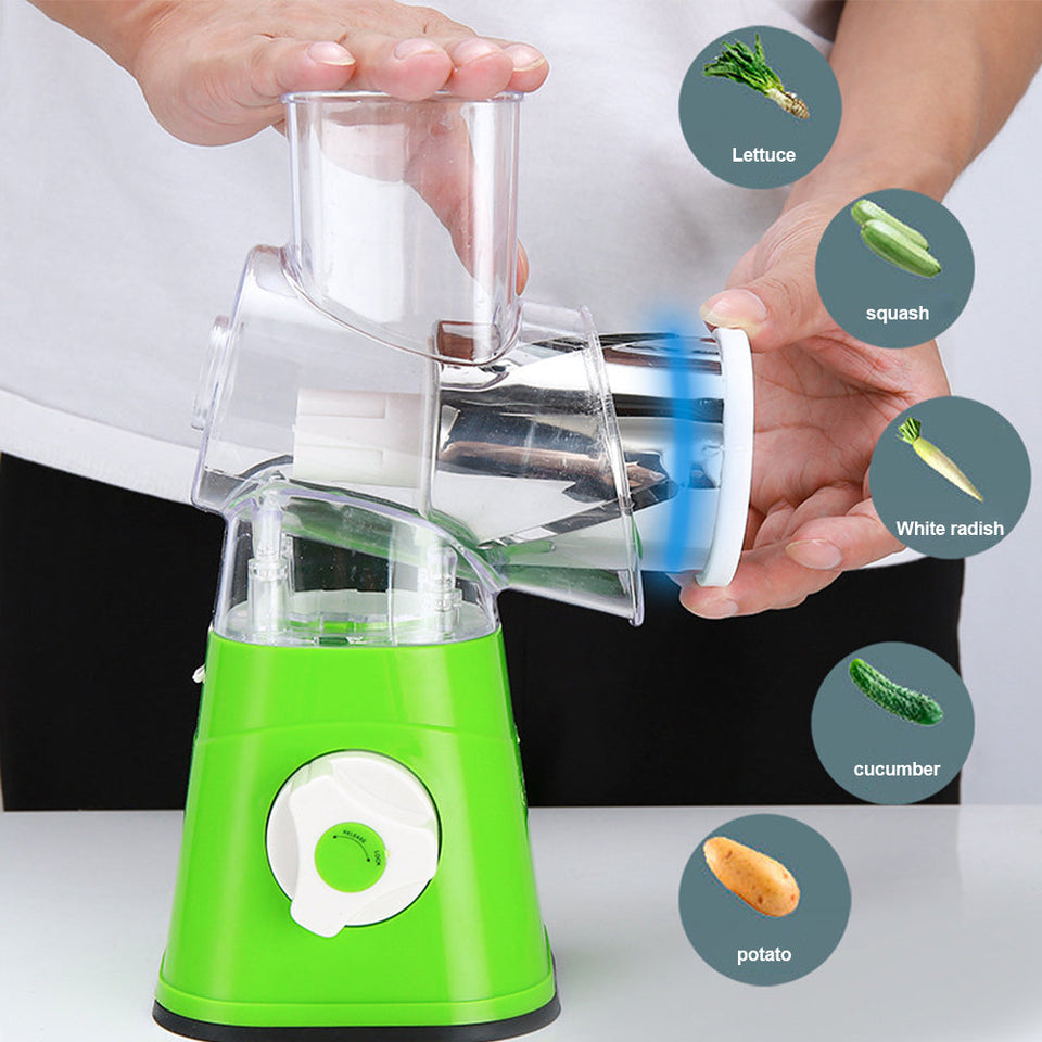 Multi Round Veg Cutter & Slicer - Kitchen Gadget