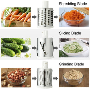 Multi Round Veg Cutter & Slicer - Kitchen Gadget