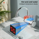 Instant Tankless Electric Water Heater Faucet LED Display Temperature - DiscountsHub