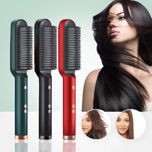 Hair Straightener Hot Comb Curling Iron Multi-speed Electric Straightening - DiscountsHub