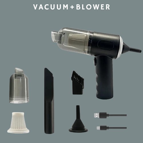 Mini Vacuum Cleaner, Wireless, Rechargeable, Portable, Handy - DiscountsHub